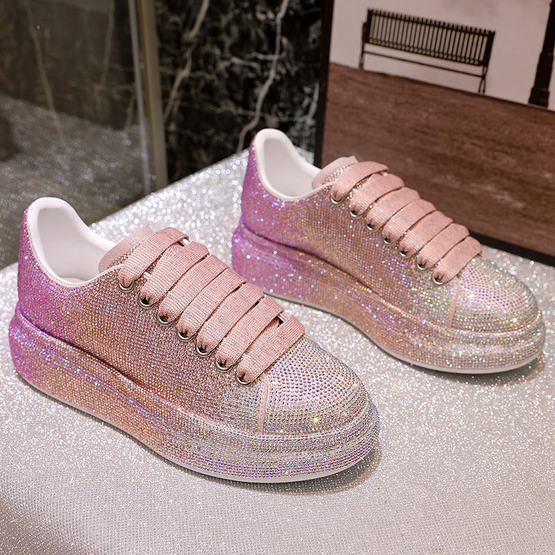 Rhinestone Platform Wedges