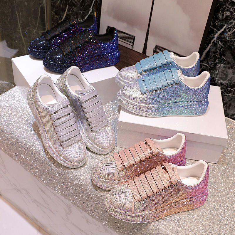 Rhinestone Platform Wedges