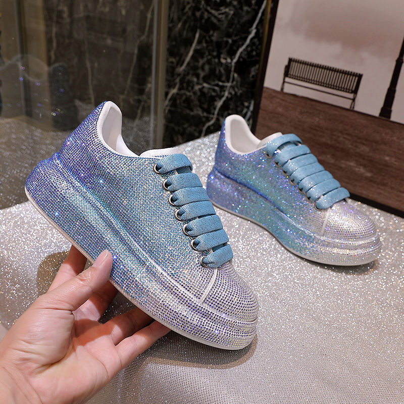 Rhinestone Platform Wedges