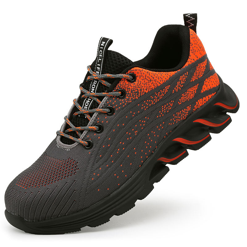 Men's Breathable Steel Toe Work Shoes