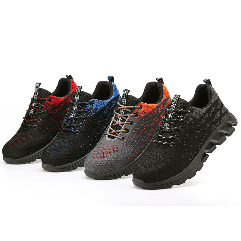 Men's Breathable Steel Toe Work Shoes