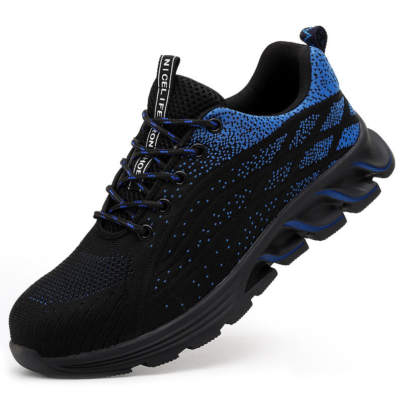 Men's Breathable Steel Toe Work Shoes