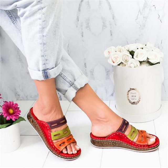 Women's Casual Slope Heel Sandals