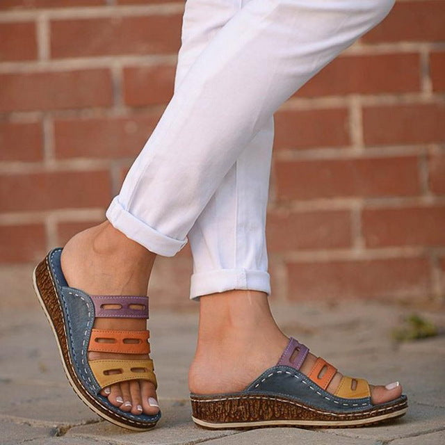 Women's Casual Slope Heel Sandals