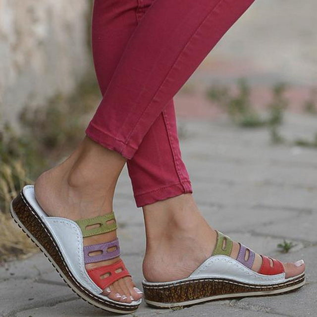 Women's Casual Slope Heel Sandals