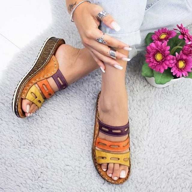 Women's Casual Slope Heel Sandals