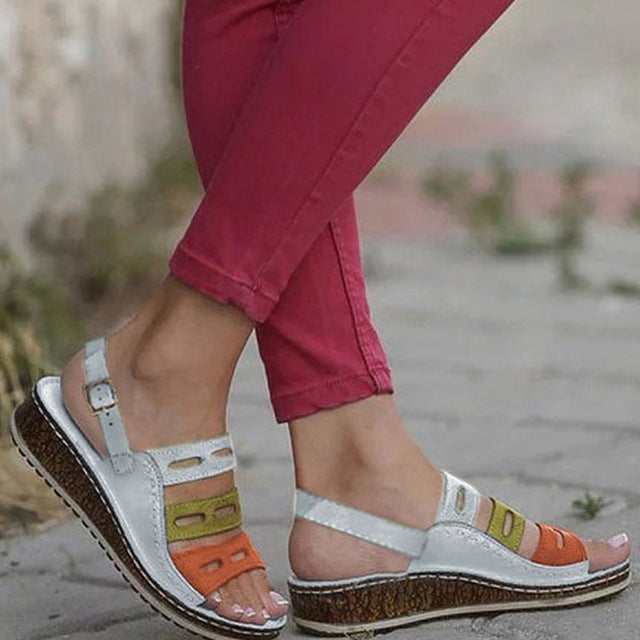 Women's Casual Slope Heel Sandals