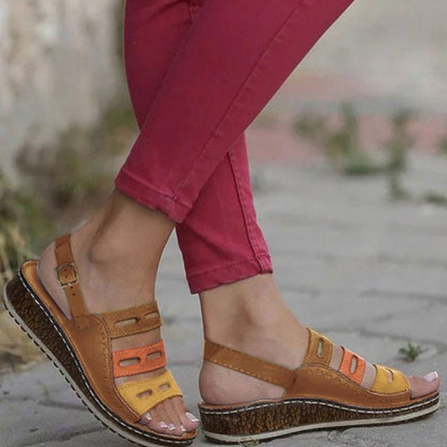 Women's Casual Slope Heel Sandals