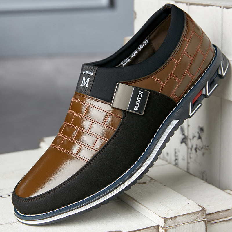 Men's Casual Slip-On Textured Shoes