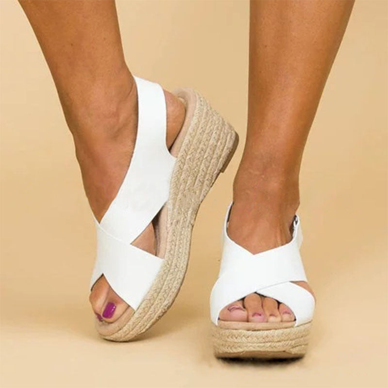Women's Crisscross Wedge Sandals