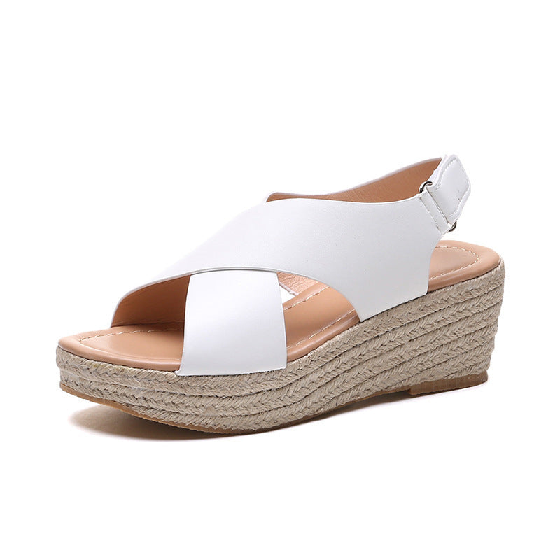 Women's Crisscross Wedge Sandals
