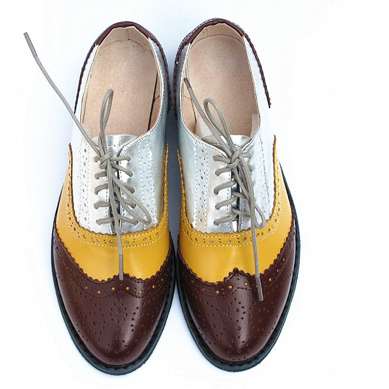 Women's British Style Oxford Brogue Shoes
