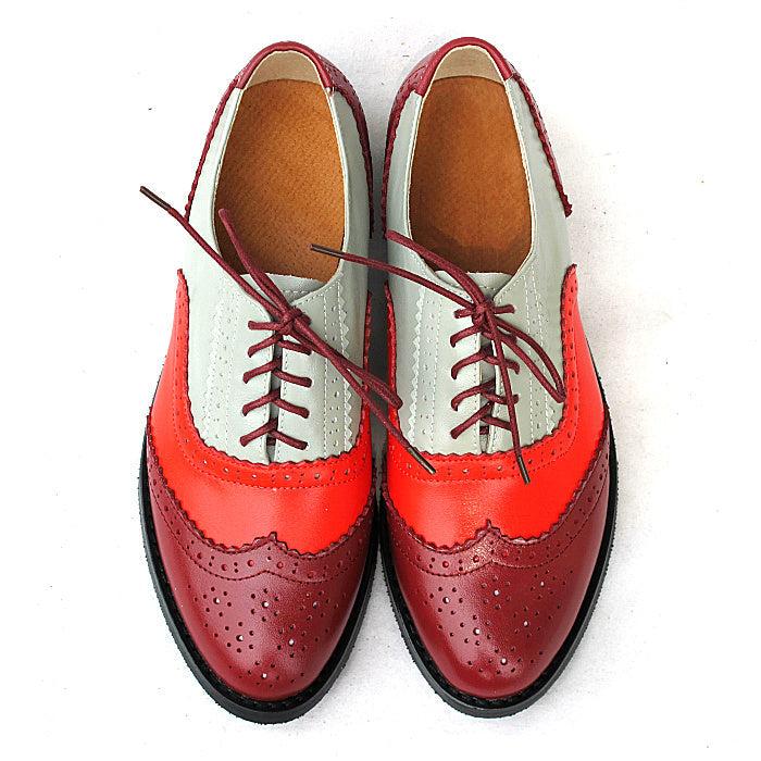 Women's British Style Oxford Brogue Shoes