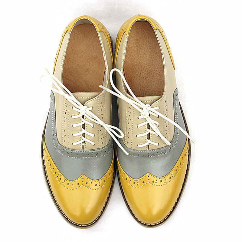 Women's British Style Oxford Brogue Shoes