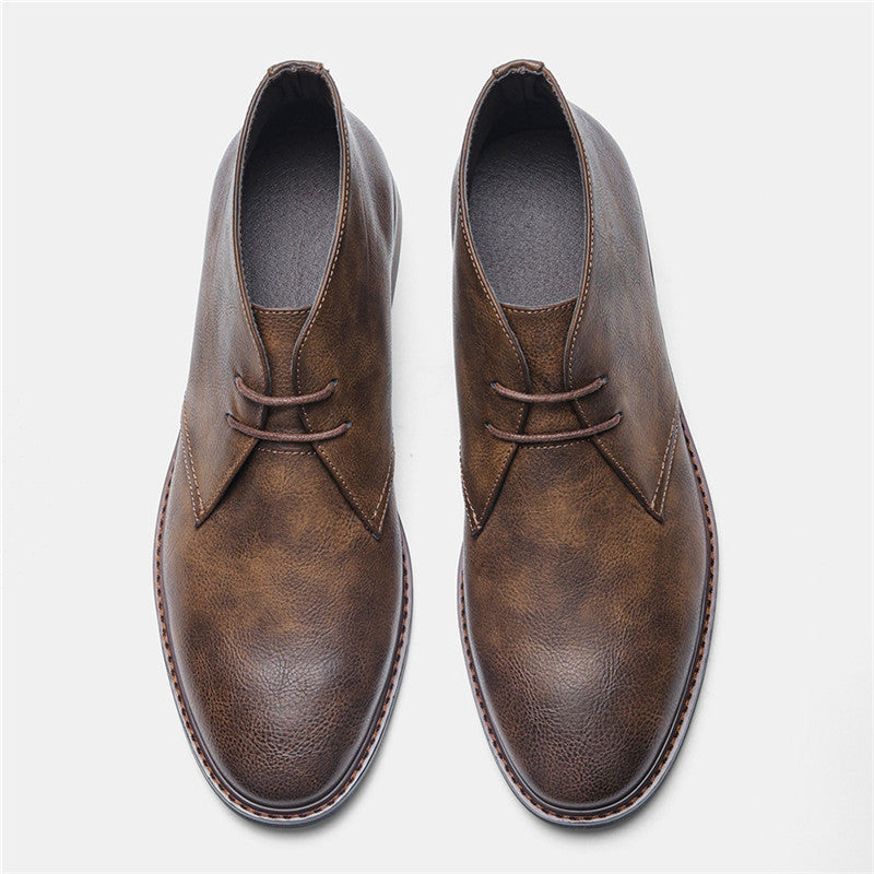 Retro Polished Desert Boots