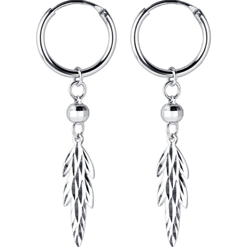 S925 White Fungus Buckle Women
