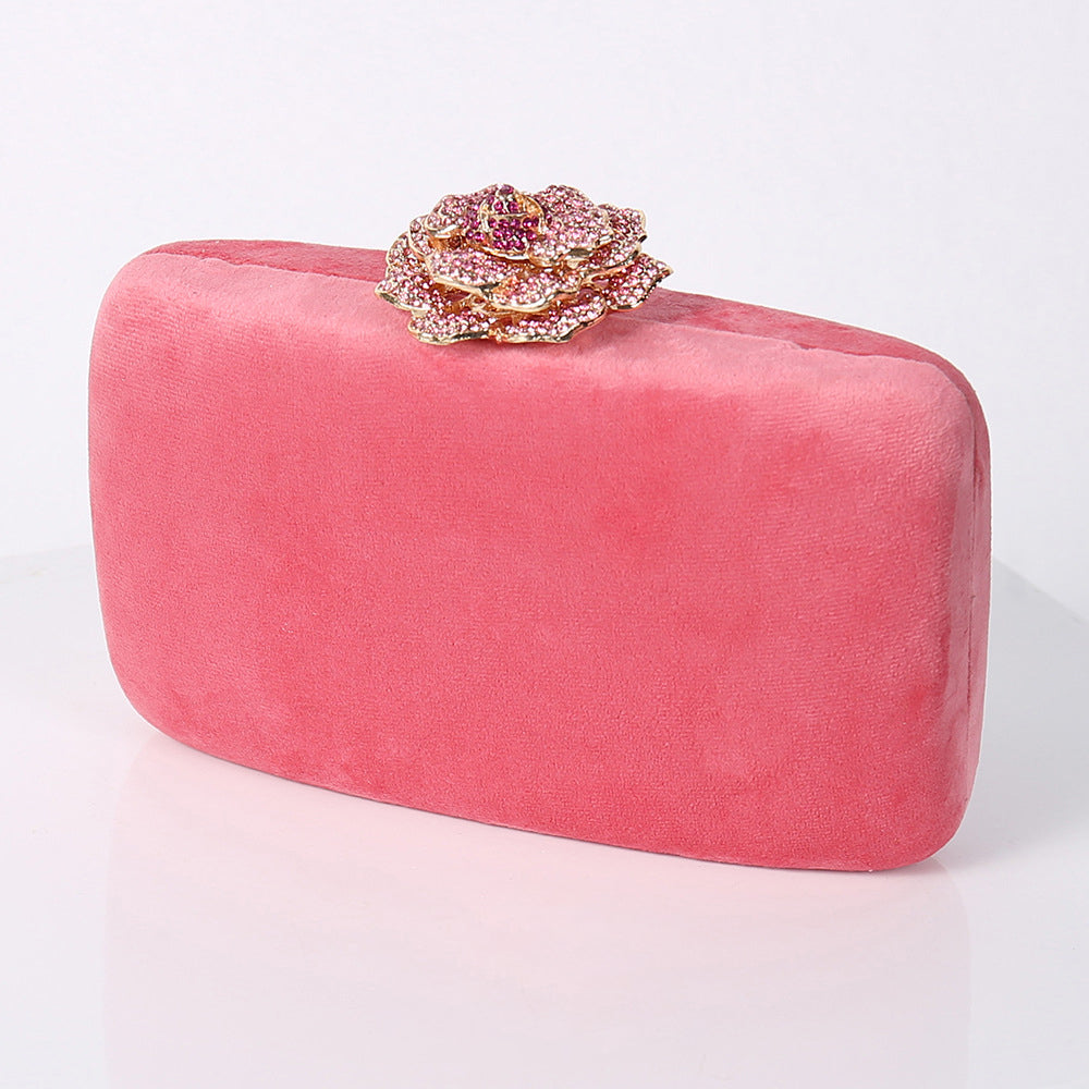Diamond Decoration Evening Clutch Bag Handbag
