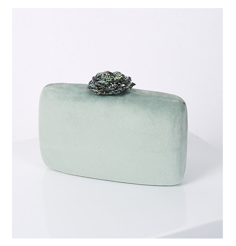 Diamond Decoration Evening Clutch Bag Handbag