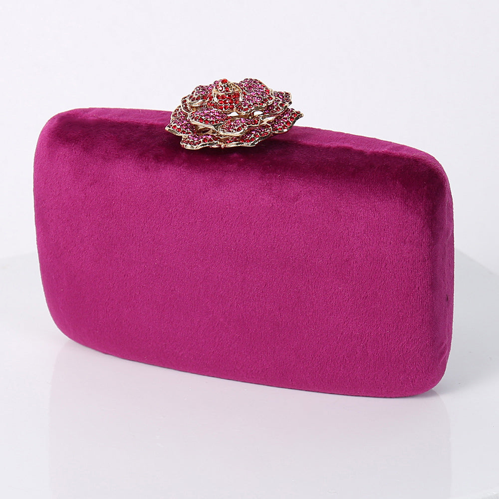 Diamond Decoration Evening Clutch Bag Handbag