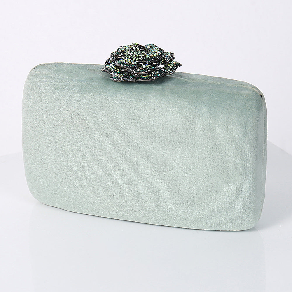 Diamond Decoration Evening Clutch Bag Handbag