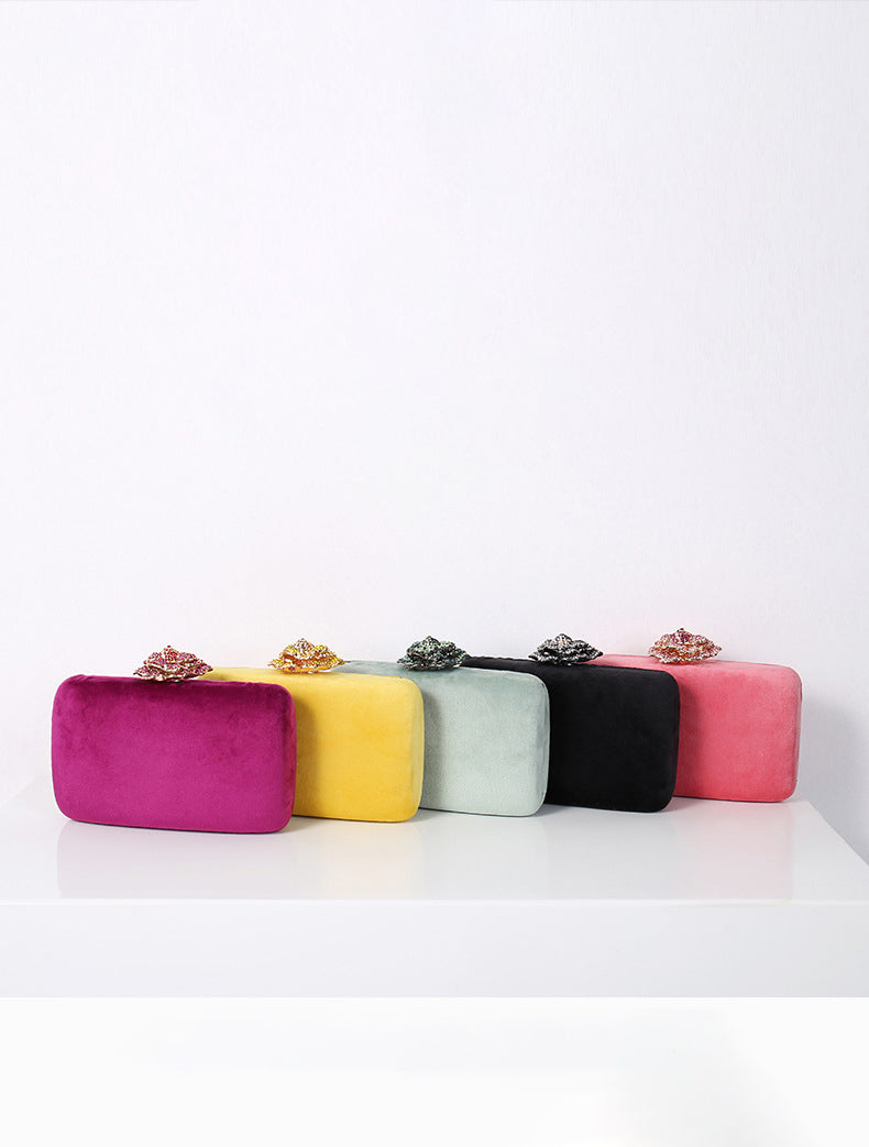 Diamond Decoration Evening Clutch Bag Handbag