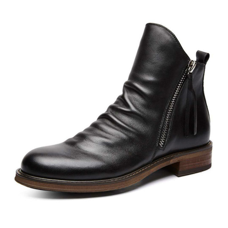 Men's Leather Casual Chelsea Boots