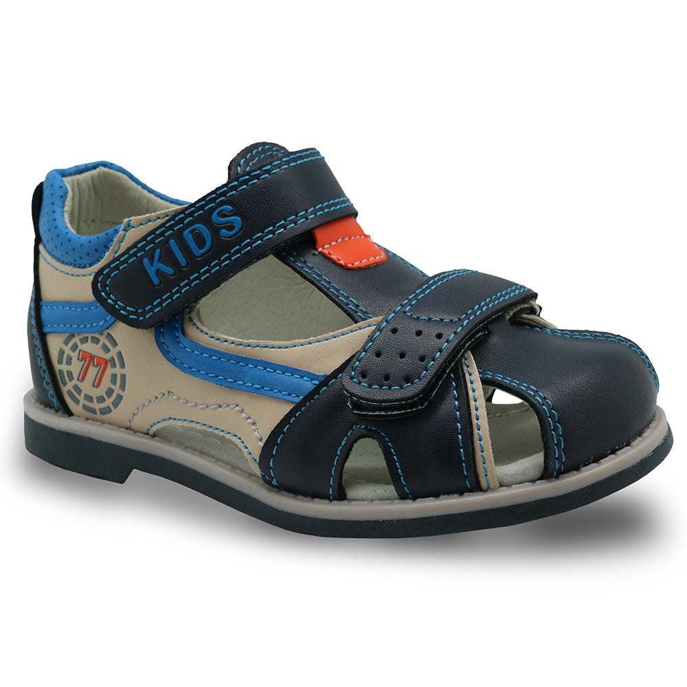 Summer Boy'S Shoes Beach Shoes Front Bag Back Bag Sandals Children