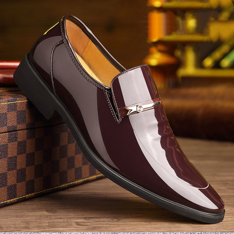 Men's Patent Leather Formal Business Shoes