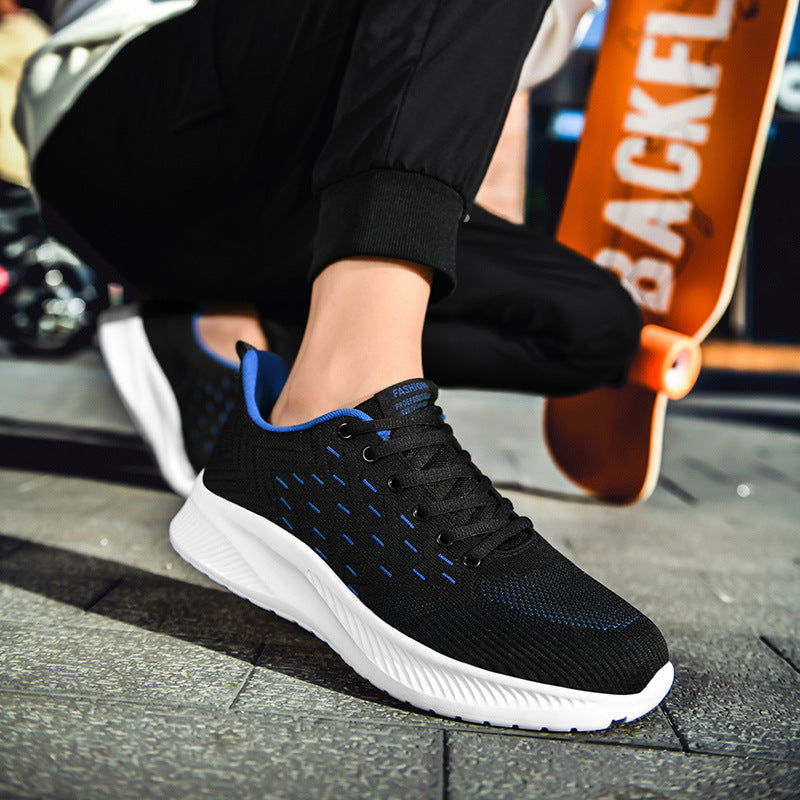 Men's Sports Flying Woven Casual Running Sneakers