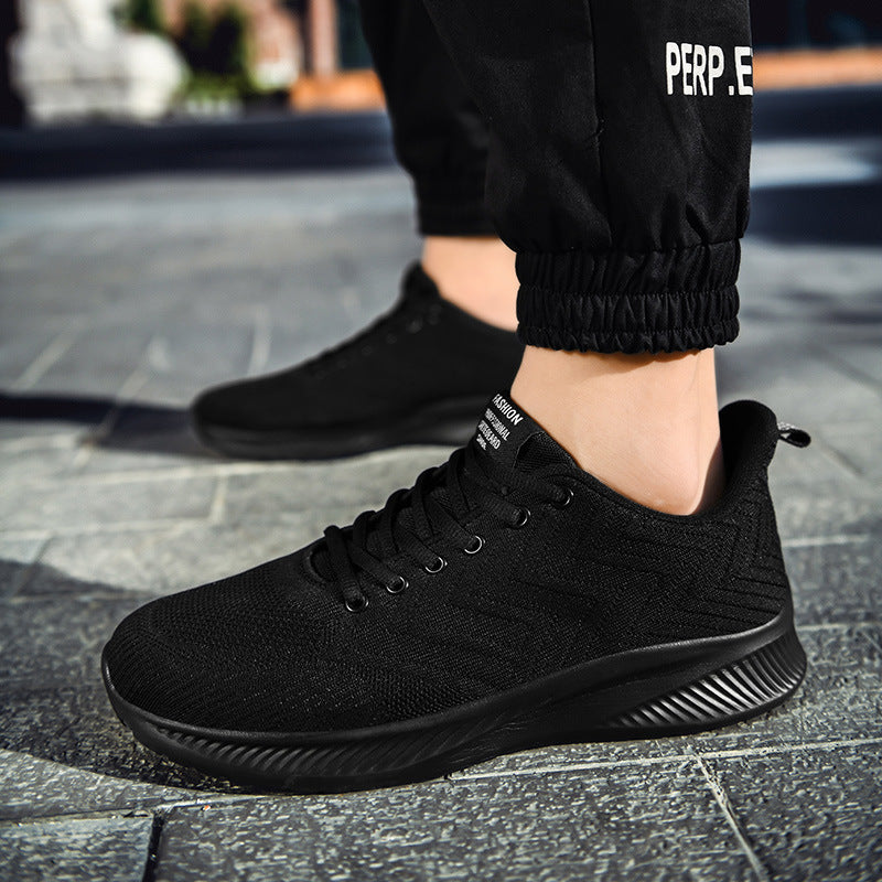 Men's Sports Flying Woven Casual Running Sneakers