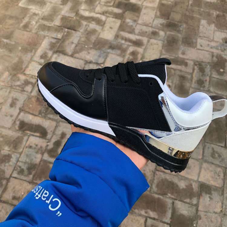 Women's Colorblock Flat Sports Sneakers