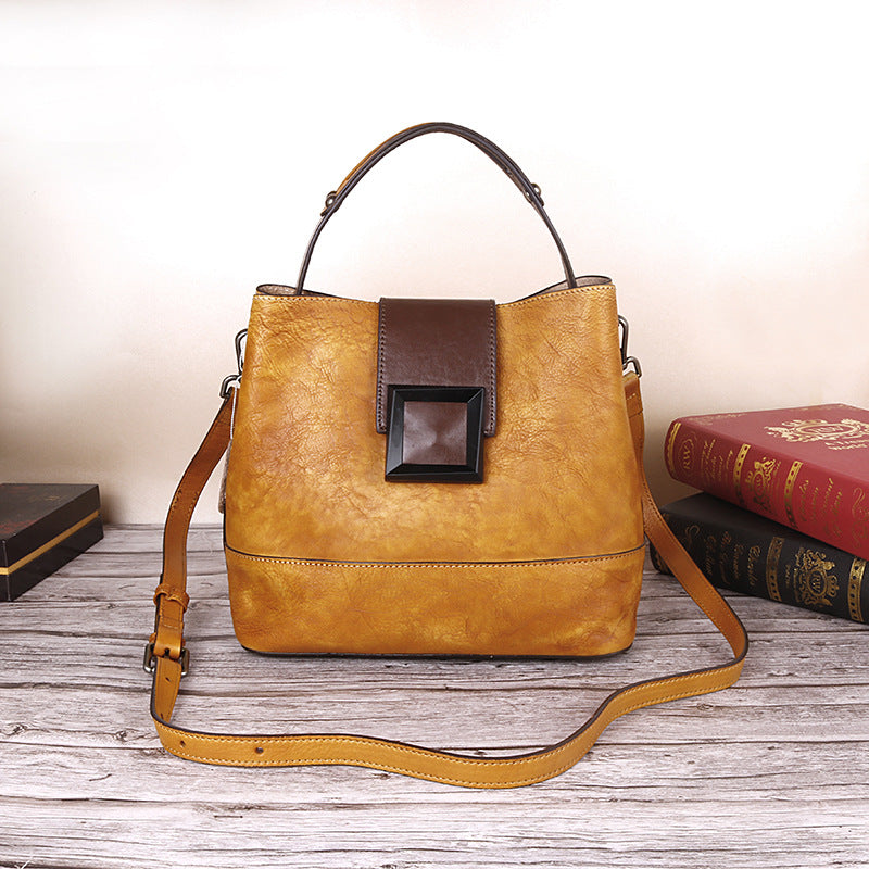 Women's Retro Chinese Style Bucket Bag