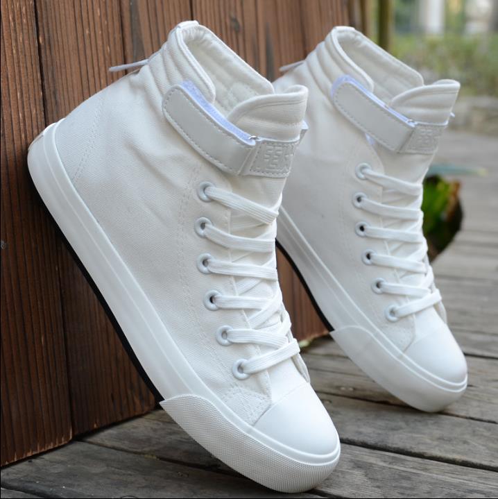 Men's High-top Canvas Shoes Trendy Single Shoes