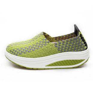 Women's Woven Platform Rocking Shoes