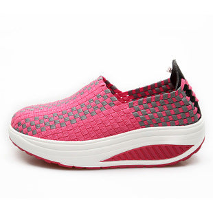 Women's Woven Platform Rocking Shoes
