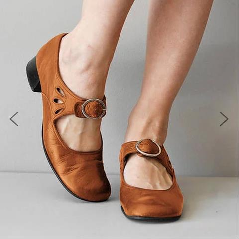 Women's Mary Jane Block Heel Shoes