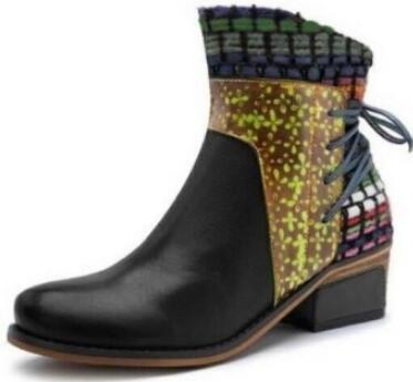 Handmade Ethnic Short Boots