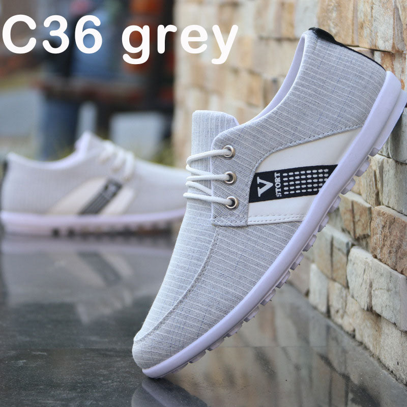 Men's Canvas Lace-Up Casual Tote Bag