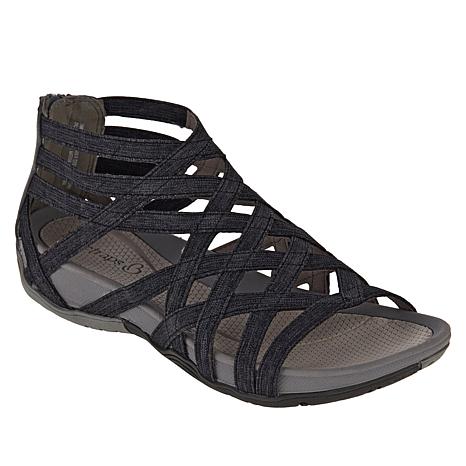 Women's Cross Strap Wedge Sandals