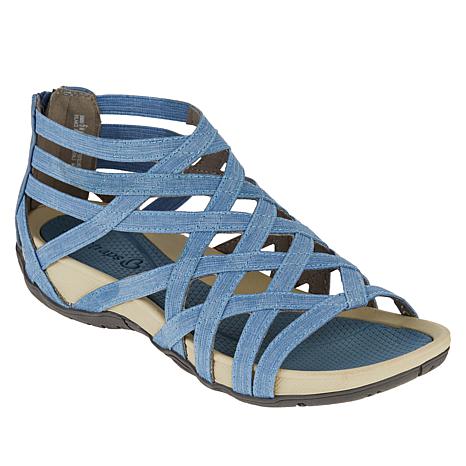 Women's Cross Strap Wedge Sandals