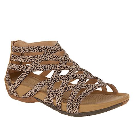 Women's Cross Strap Wedge Sandals