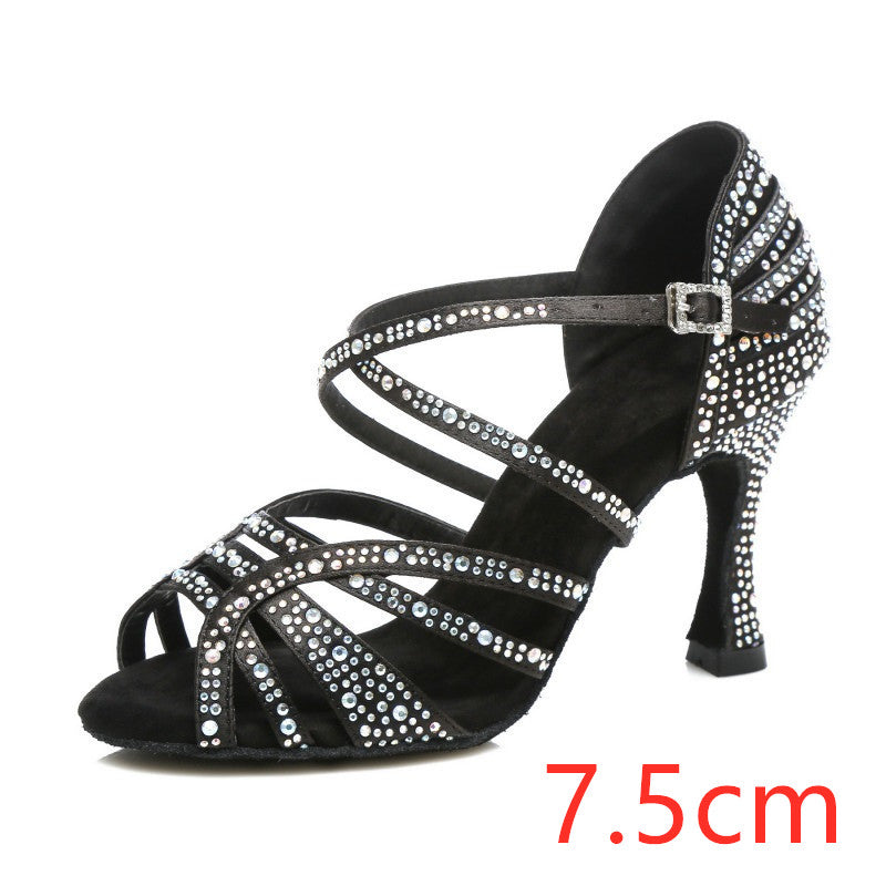 Rhinestone Latin Dance Shoes