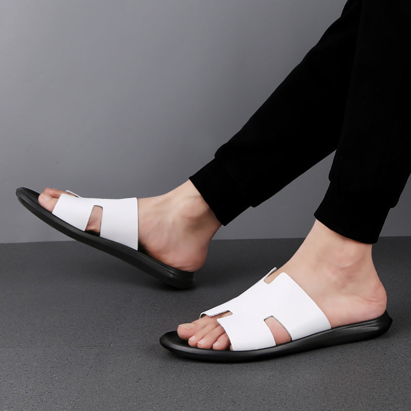 Men's H-Cutout Slide Sandals