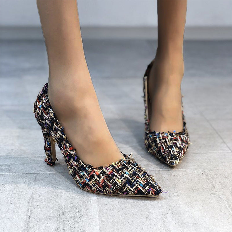 Shallow Mouth Pointed Toe Casual Shoes Women