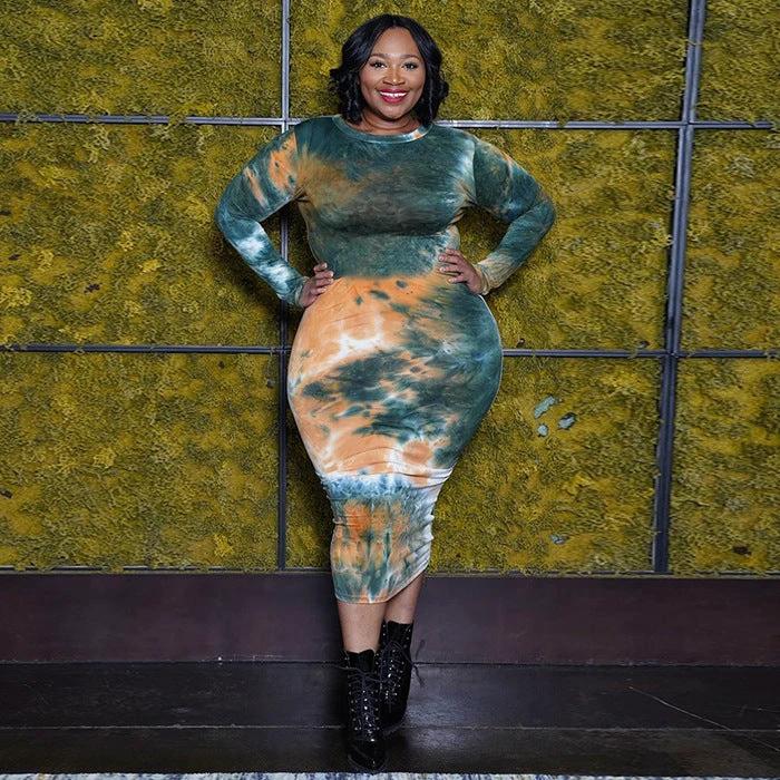 Plus Size Dresses For Fat Girl Long Dress Over The Knee