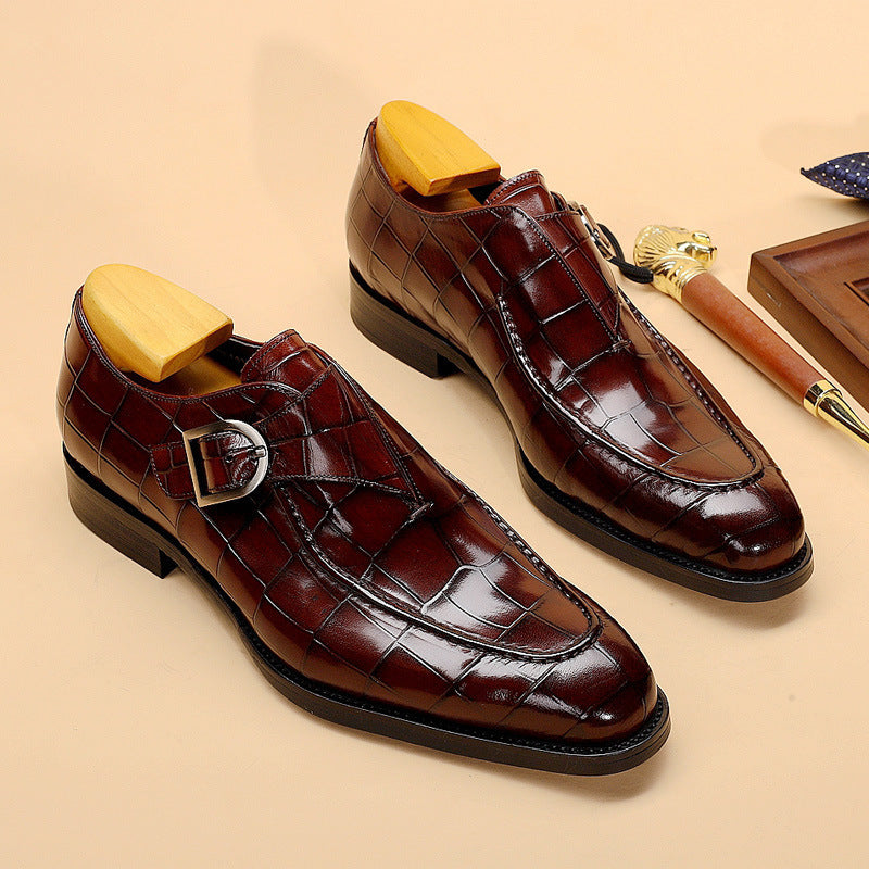 Men's Classic Pattern Business Loafers