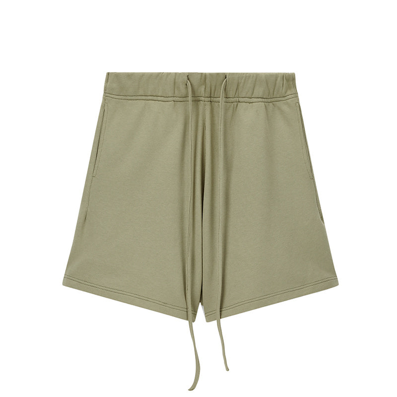 Short Terry Sweatpants Trendy Brand Loose All-Match Sports Shorts Drawstring Five Points Pants