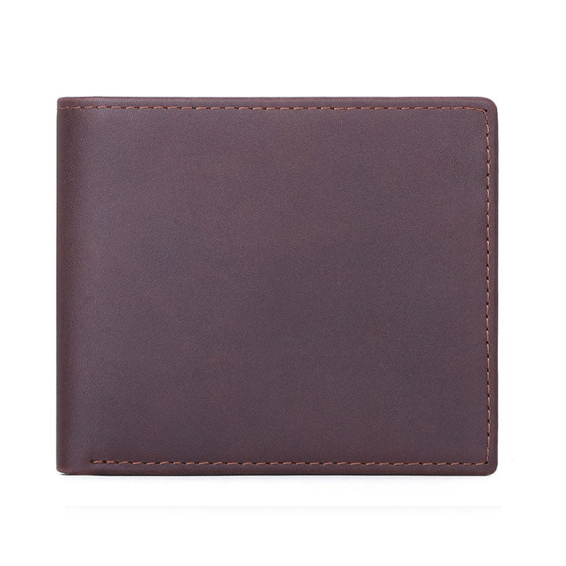 Men's First Layer Cowhide Casual Wallet