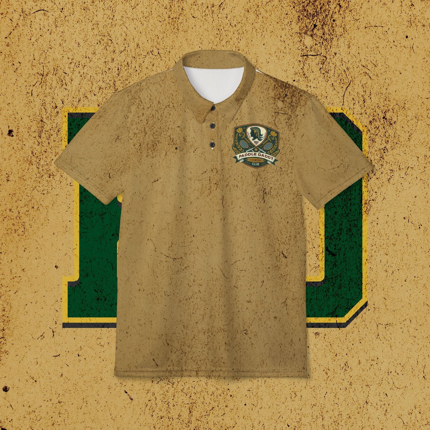 Paddle Daddy Country Club™ Polo  Estilo Retro, Pillería Moderna
