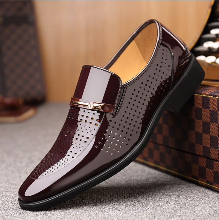 Men's Business Breathable Casual Leather Sandals
